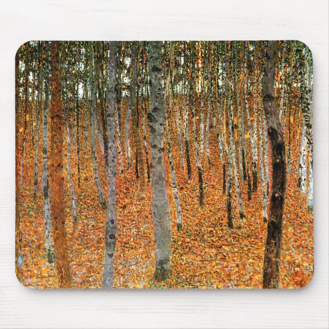 Buchen-Wald durch Gustav Klimt Mousepad (Vorne)