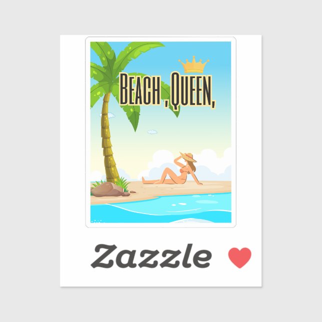 Buchenkönigin Aufkleber (Blatt)