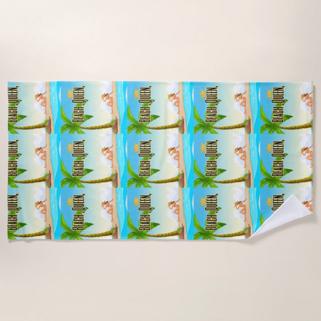 Buchenkönigin Strandtuch (Vorderseite)