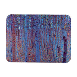 Buchenwald von Gustav Klimt, Vintager Jugendstil Magnet
