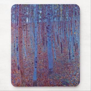 Buchenwald von Gustav Klimt, Vintager Jugendstil Mousepad