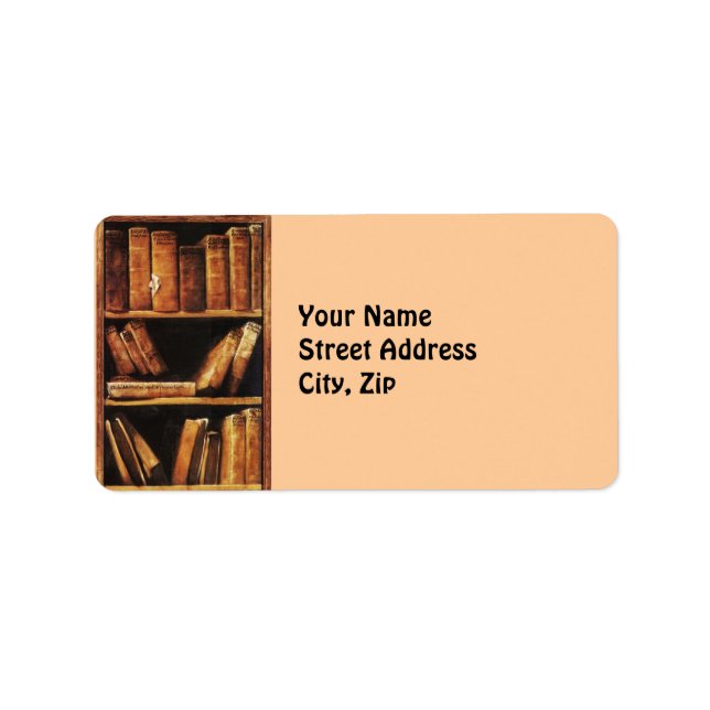 Bücher Adressaufkleber (Vorne)