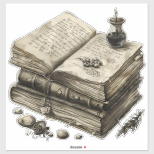 BÜCHER AUFKLEBER