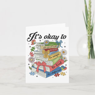 Bücher Autism Coquette Karte