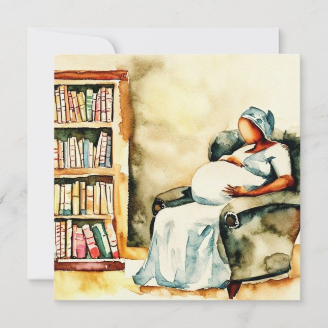 Bücher & Baby: Kinderzimmer Rhyme Revival, Babydus Einladung (Vorderseite)