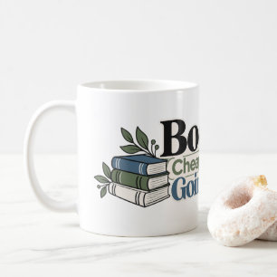Bücher: Billiger als Ausgehen Lustig Buchlastig Kaffeetasse