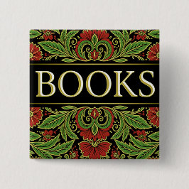 Bücher Bücherliebhaber Schriftsteller Leser Biblio Button