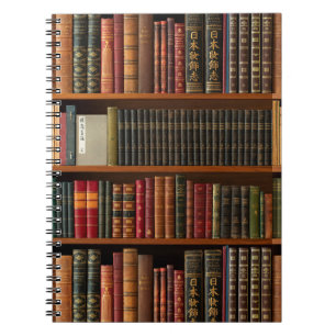 Bücher, Bücherregale, Buchliebhaber Notizblock