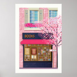 Bücher, Buchladen, Geschenk für Buchliebhaber Poster