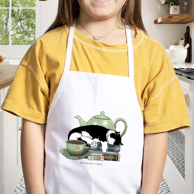 Bücher Cat Tee Niedlich Kinderschürze (Von Creator hochgeladen)