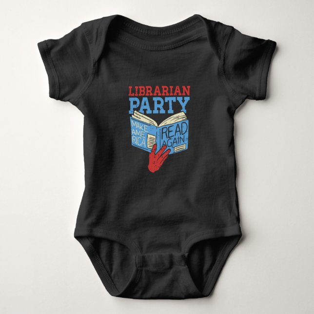 Bücher - Das librarian Party Book Lover Gift Baby Strampler (Vorderseite)