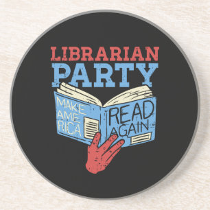 Bücher - Das librarian Party Book Lover Gift Getränkeuntersetzer