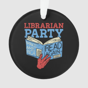 Bücher - Das librarian Party Book Lover Gift Ornament