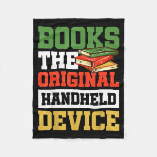 Bücher Das ursprüngliche Handheld-Gerät Fleecedecke