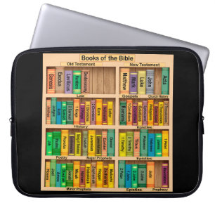 Bücher der Bibel Laptopschutzhülle