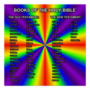 Bücher der Heiligen Bibel Poster