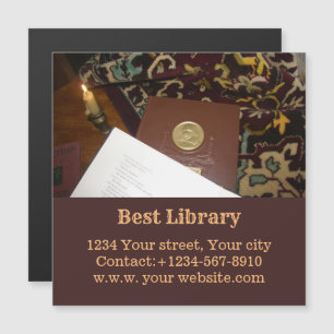 Bücher des letzten Jahrhunderts Magnetkarte