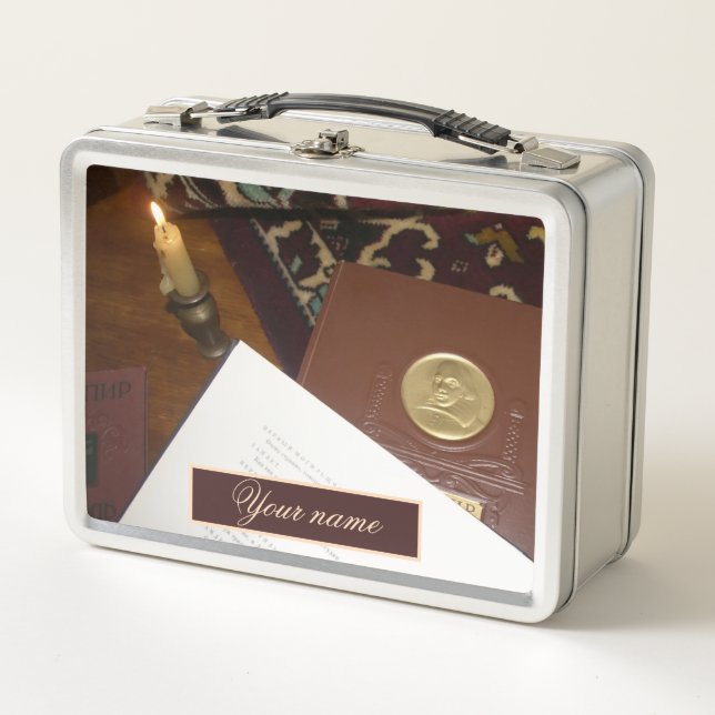 Bücher des letzten Jahrhunderts Metall Brotdose (Vorderseite)