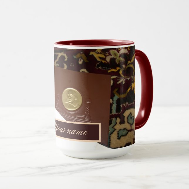 Bücher des letzten Jahrhunderts Tasse (VorderseiteRechts)