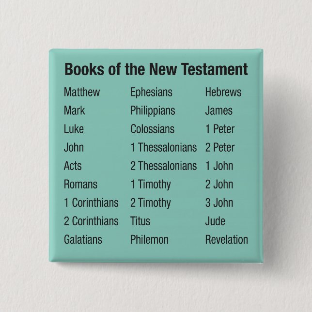 Bücher des neuen Testaments Button (Vorderseite)