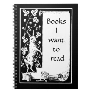 Bücher, die ich zum Lesen gewollt habe Notizblock