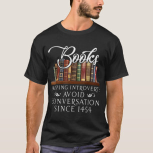 Bücher, die Introvertierten helfen, Gespräche zu v T-Shirt