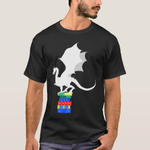 Bücher Dragon Reading Friends T-Shirt