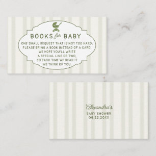 Bücher Einlage Kaffeezubereitung Brunch Baby Showe Begleitkarte