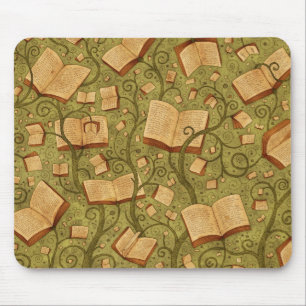 Bücher (Farbe 3) Mousepad