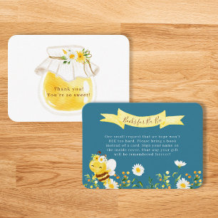 Bücher für Ba-Bee-Einladungskarte Begleitkarte