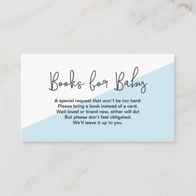 Bücher für Baby anstelle von Karten Geschlecht neu (Vorderseite)