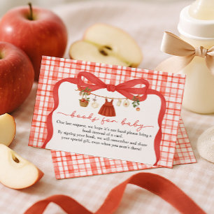 Bücher für Baby Apple of Our Eye Baby Shower Begleitkarte