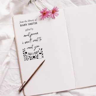 Bücher für Baby | Baby's First Library Keepake Permastempel