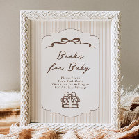 Bücher für Baby Bebe Café Brauner Bogen Handgezeic