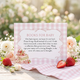 Bücher für Baby Berry Süße Babyparty Begleitkarte