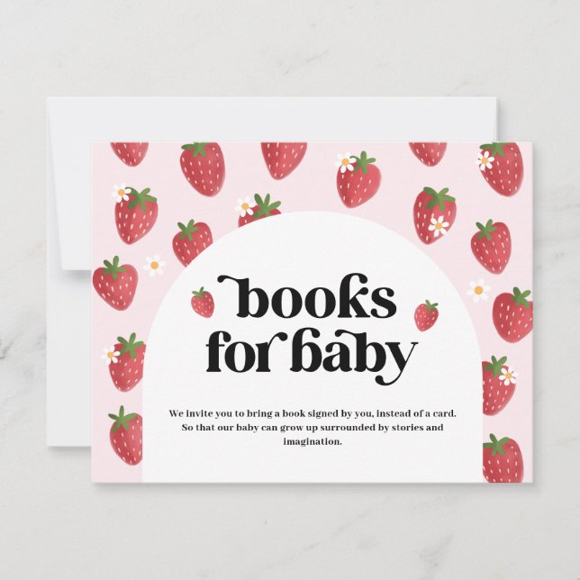 Bücher für Baby Berry Sweet Enclosure Card (Vorderseite)