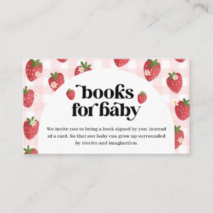 Bücher für Baby Berry Sweet Umschlagkarte Begleitkarte