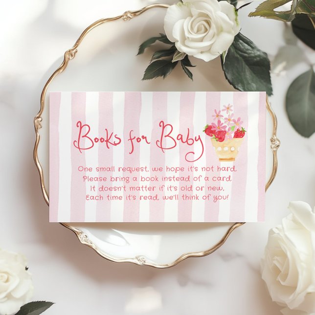 Bücher für Baby Berry Sweet Whimsical Begleitkarte (Von Creator hochgeladen)