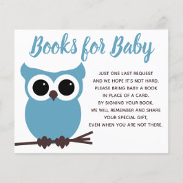 Bücher für Baby Blue Owl Babydusche