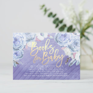 Bücher für Baby / Buchanfrage mitbringen Einladung