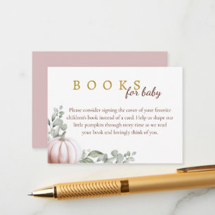 Bücher für Baby • Buchanfragekarte Little Pumpkin Begleitkarte