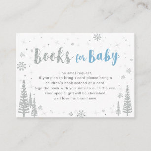 Bücher für Baby, Buchwunsch, Baby Shower Aktivität Begleitkarte