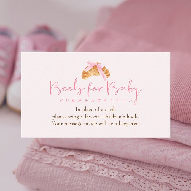 Bücher für Baby Bun in the Oven Coquette Croissant Begleitkarte (Von Creator hochgeladen)