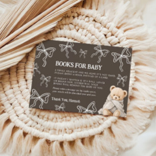 Bücher für Baby Card Bär Begleitkarte