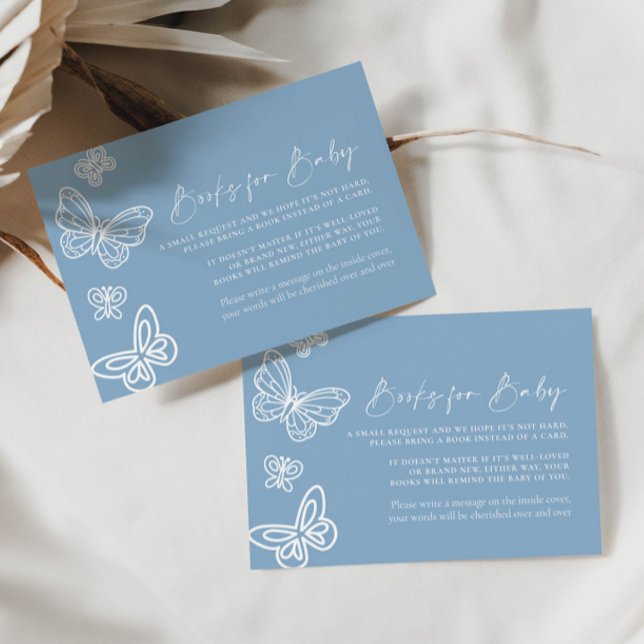 Bücher für Baby Card Daisy Blue Mitteilungskarte (Von Creator hochgeladen)