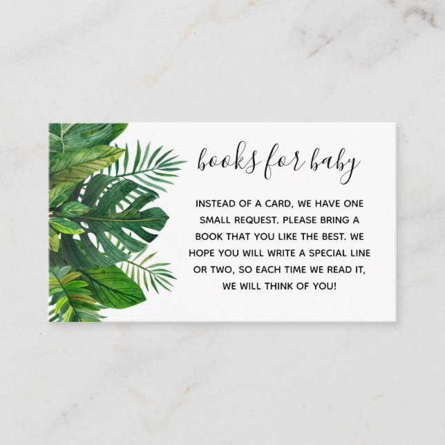 Bücher für Baby | Einladung zur Babydusche (Vorderseite)