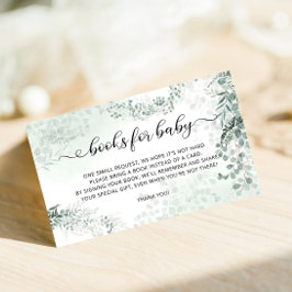 Bücher für Baby Eucalyptus Boho Baby Showroom Begleitkarte