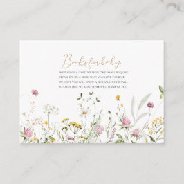 Bücher für Baby Floral Sticker Begleitkarte