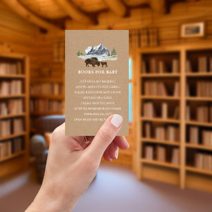 Bücher für Baby Gedicht Cardstock Buffalo Babydusc Begleitkarte