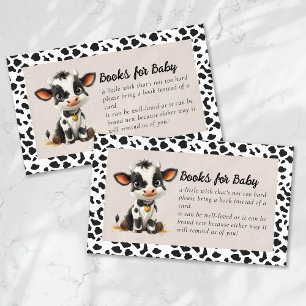 Bücher für Baby Holy Cow Baby Shower Begleitkarte